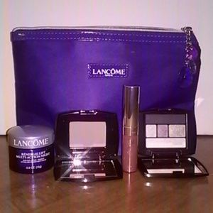 lancome cosmetics makeup bag and gift