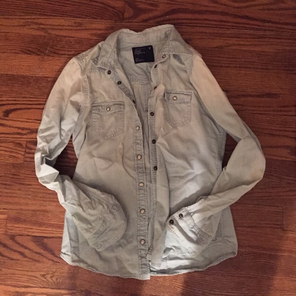 American Eagle Denim Shirt