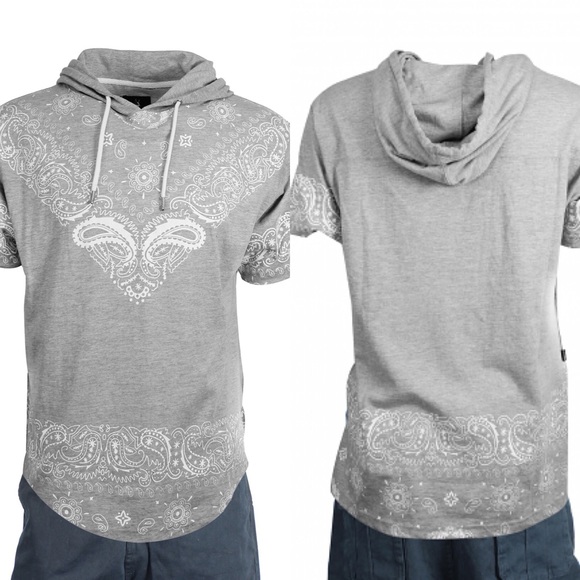 Elongated Tee with Hoody - Unisex
