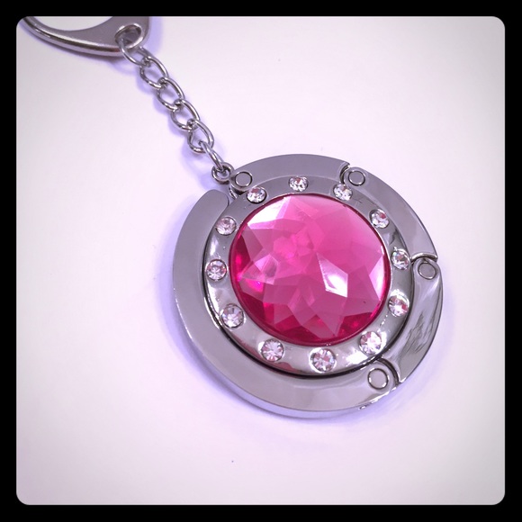 SOLD purse hanger /bag hanger -pink in first photo
