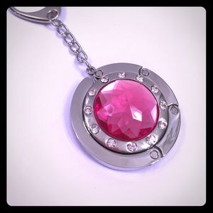 SOLD purse hanger /bag hanger -pink in first photo