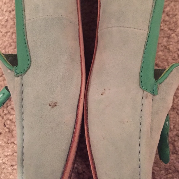 Dolce Vita Mint Suede Loafers - Picture 3 of 4