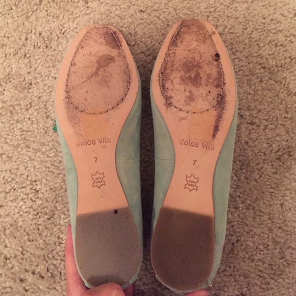 Dolce Vita Mint Suede Loafers - Picture 4 of 4
