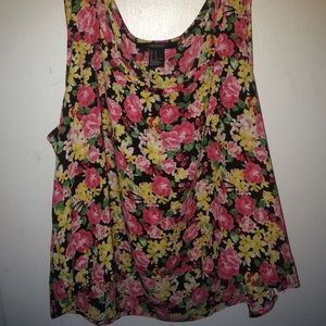 Floral tank top
