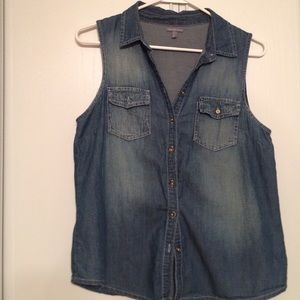 Charlotte Russe Jean Vest.