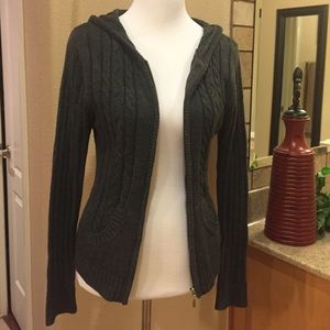 Zip Up Hoodie Sweater