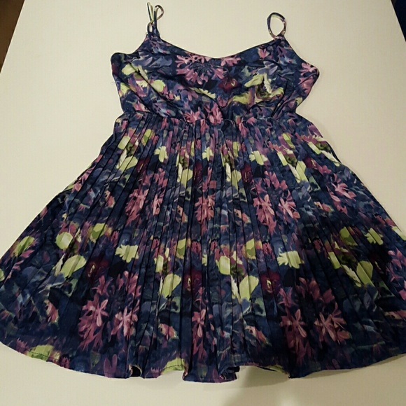 BB Dakota Damara Floral Dress Pleated Skirt