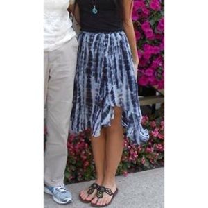 Tie Dye Waterfall Skirt