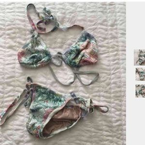 A woven bikini