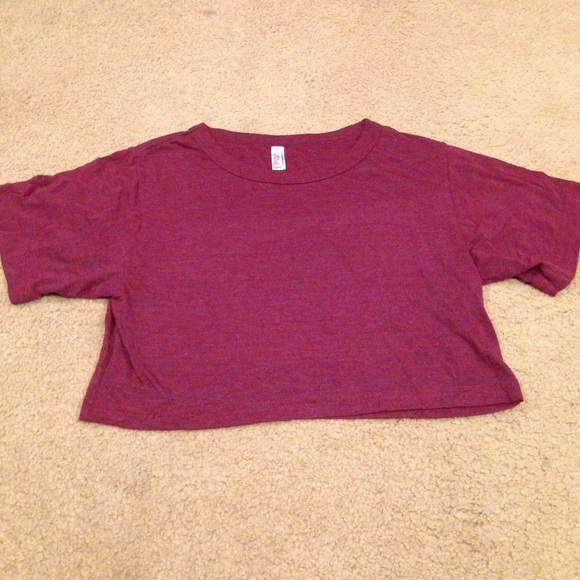 American apparel crop top