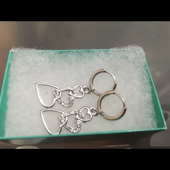 Silver earrings
