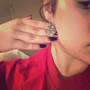 Feaux Tory burch silver earrings