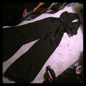 Fancy black Jumpsuit dress size 6 worn once!