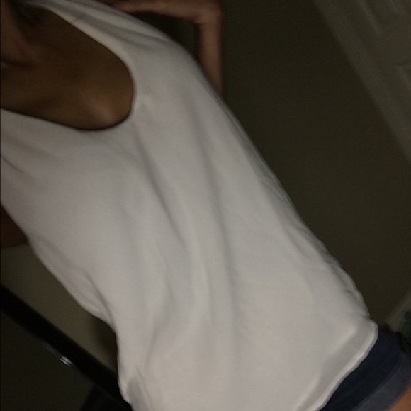 White naked zebra zipper blouse.