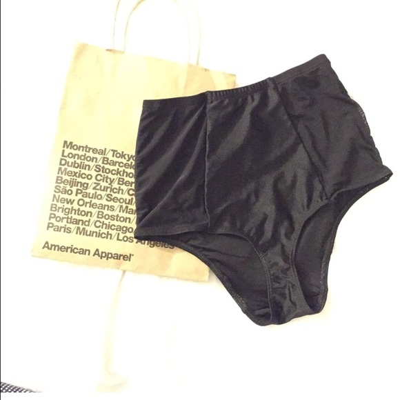 American apparel mesh  tricot high waisted