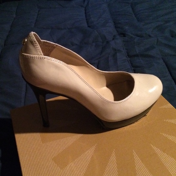 Heels, somewhat high.