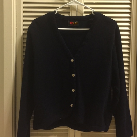 Navy blue sweater