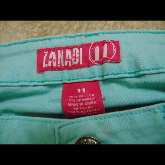 Turquoise jeans - Picture 3 of 4