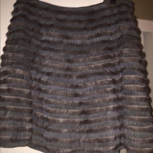 Christian Dior 100% Vison-Mink skirt,new no tag.