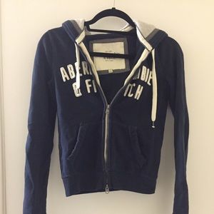Abercrombie and Fitch navy hoodie