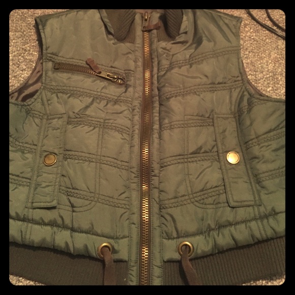 Hunter green winter vest