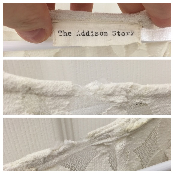 Anthropologie Boho Lace Top by The Addison Story - Picture 4 of 4
