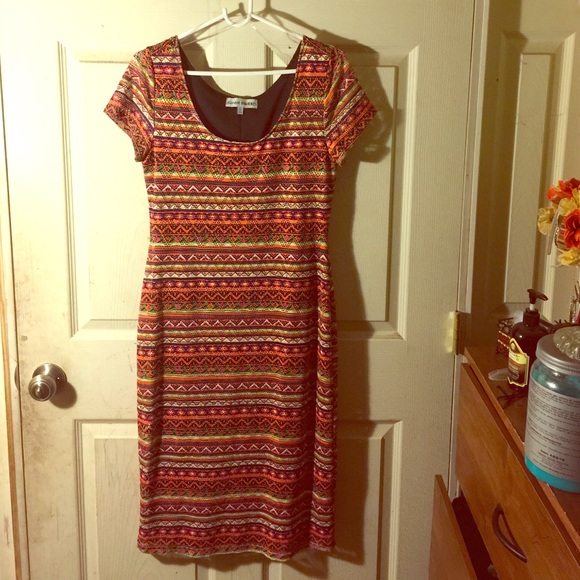 Tribal print dress.