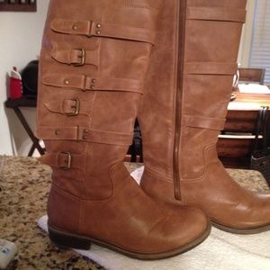 light brown boots