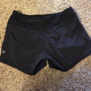 Lulu lemon black shorts great condition