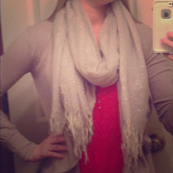 Silver scarf