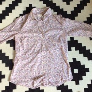 Jcrew floral button down