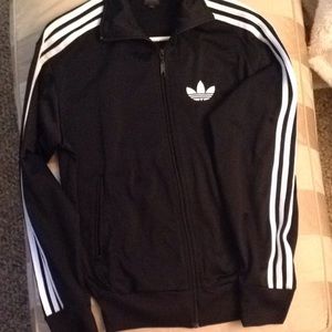 vintage black adidas jacket