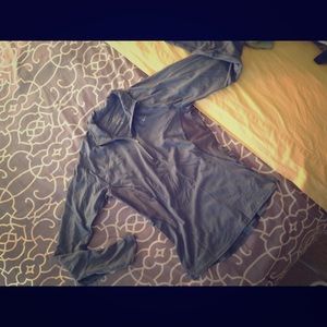 Grey Nike DryFit athletic pullover