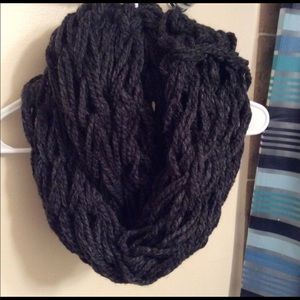 Chunky Infinity Scarf Gray
