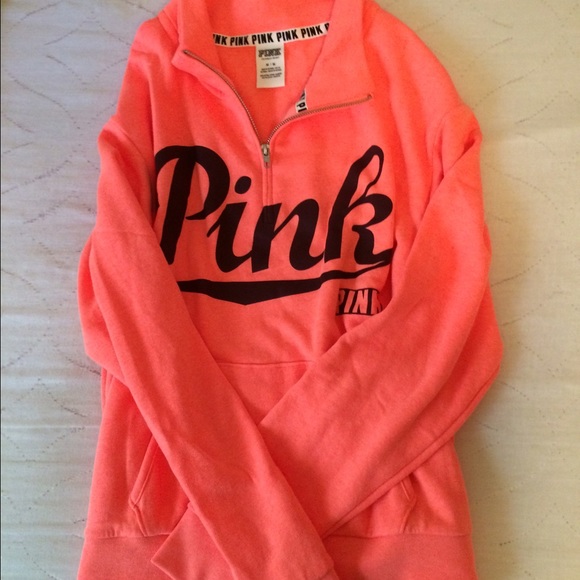 coral VS PINK hoodie