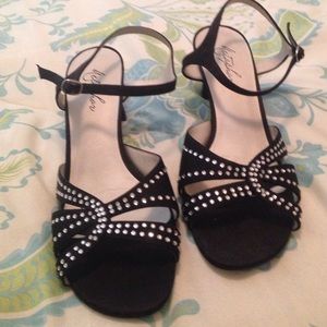 Little black heels. Great for formals!