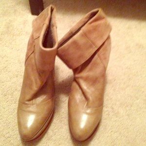 Dolce Vita leather and suede booties