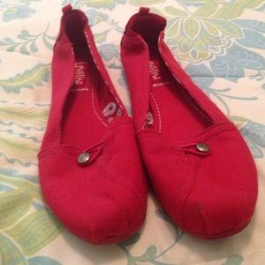 Mad love red shoes from Target size 9