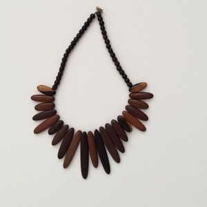 Exotic Wood Necklace