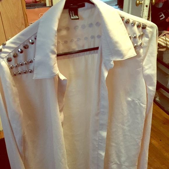 Forever 21 sheer shirt