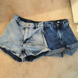 H&M High Waisted Shorts Set size 2