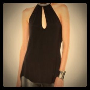 Racerback Keyhole Halter Top