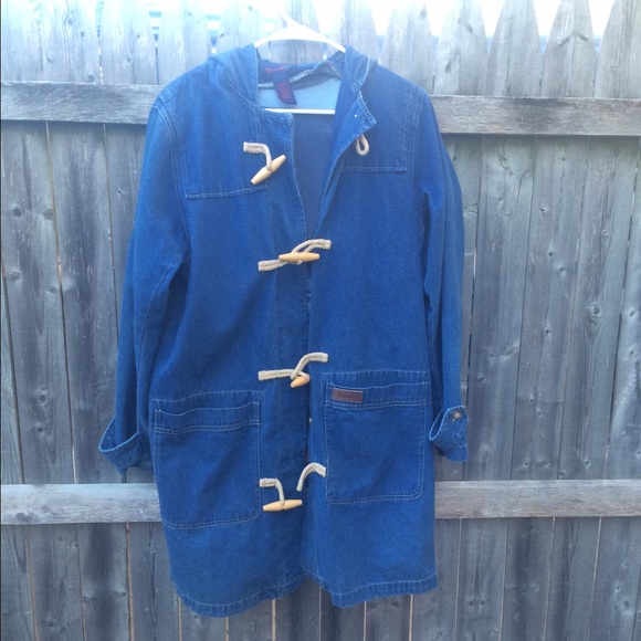 Men's Denim Trench