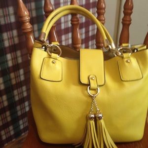 Yellow purse