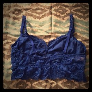 Victoria Secret PINK Royal Blue Lace Bralette