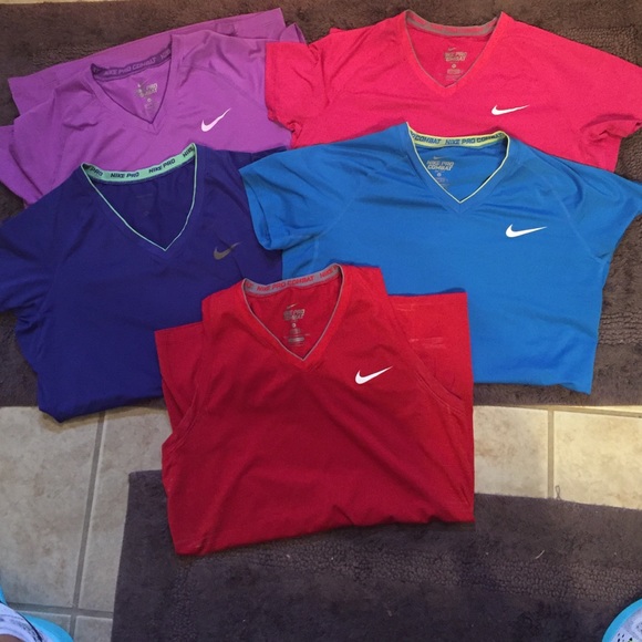 Reserved 5 Nike Combat Pro fitted work out tops.