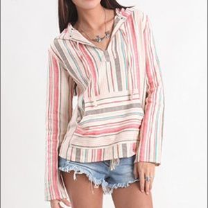 Roxy tequila hooded poncho XS worn once