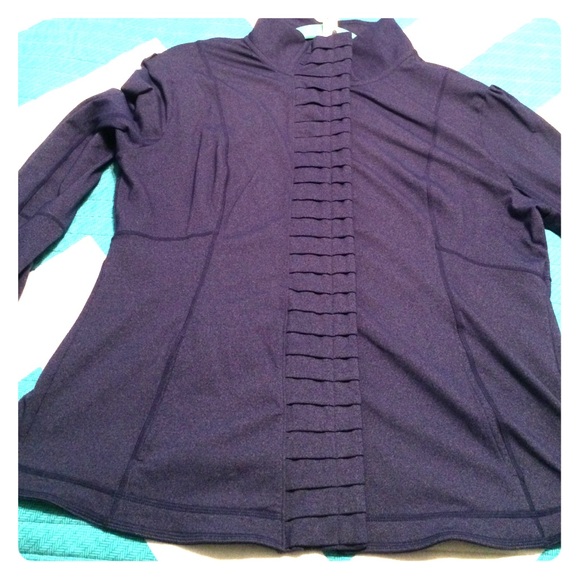 Deep purple yoga jacket