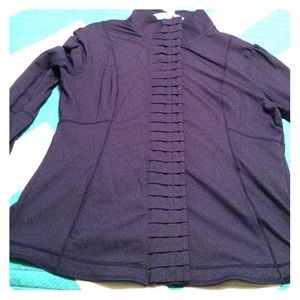 Deep purple yoga jacket