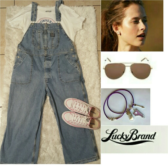 lucky brand denim overalls